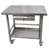 Commercial Grade Stainless Steel Medical Trolley, 914 X 610 X 900mm High