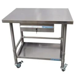 Commercial Grade Stainless Steel Medical Trolley, 914 X 610 X 900mm High