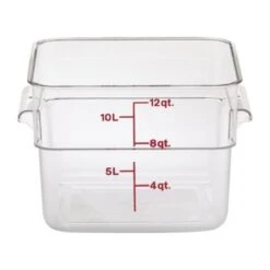 Food Storage 11.4L Sq. Clear P/Carb CAMBRO