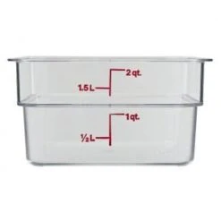 Food Storage 1.9L Sq. Clear P/Carb CAMBRO