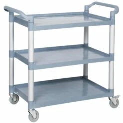 Utility Trolley 3Tier 100kgs Grey