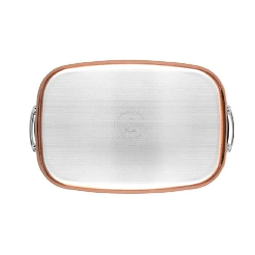 Roasting Pan With Rack Copper Chasseur Escoffier 35x26cm 3 Roasting Pan With Rack Copper Chasseur Escoffier 35x26cm - Image 3