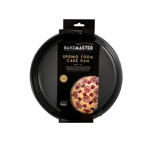 Cake Pan Non-Stick W/Springform Base 25cm Bakemaster 1 Cake Pan Non-Stick W/Springform Base 25cm Bakemaster