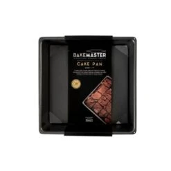 Cake Pan Square Non-Stick W/Loose Base 23cm Bakemaster