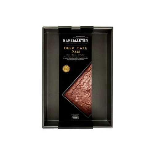 Cake Pan Rectangular Non-Stick 35x24x5cm Bakemaster 1 Cake Pan Rectangular Non-Stick 35x24x5cm Bakemaster
