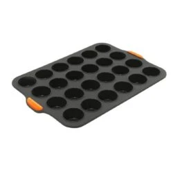 Muffin Pan Mini 24 Cup Silicone 35.5×24.5cm Bakemaster