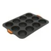 Dome Tray 12 Cup Silicone 35.5×24.5cm Bakemaster
