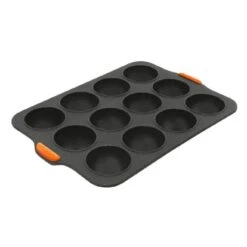 Dome Tray 12 Cup Silicone 35.5×24.5cm Bakemaster