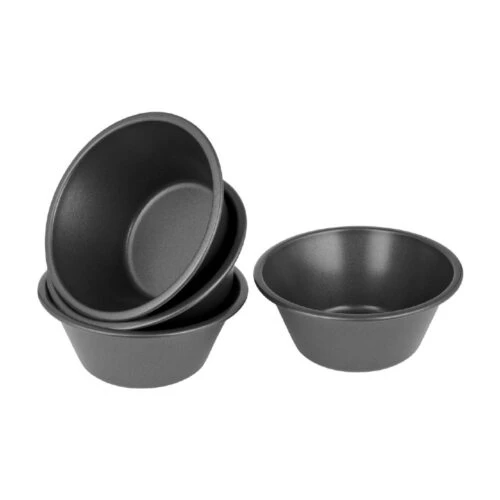 Deep Pie Dish Set Of 4, 12 X 5cm BAKEMASTER 1 Deep Pie Dish Set Of 4, 12 X 5cm BAKEMASTER