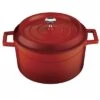 Casserole 280x125mm 6.7Lt Cast Iron Red