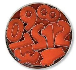 Cutter Set 9 Piece Numbers