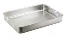 Baking Dish Aluminium 419x305x38mm With Recessed Handles