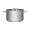 Saucepot 22Litre 18/10 Stainless Steel Chef Inox
