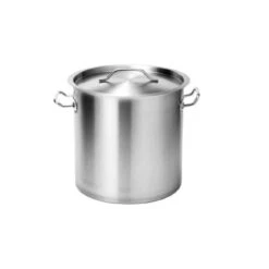Force Stockpot 17Lt S/S W/Lid Chef Inox