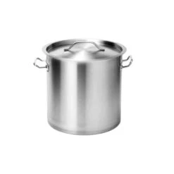 Force Stockpot 21Lt S/S W/Lid Chef Inox