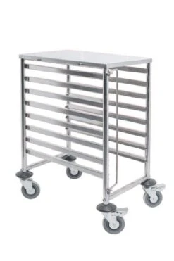 Mobile Rack Trolley Simply Stainless Low Height Trolley